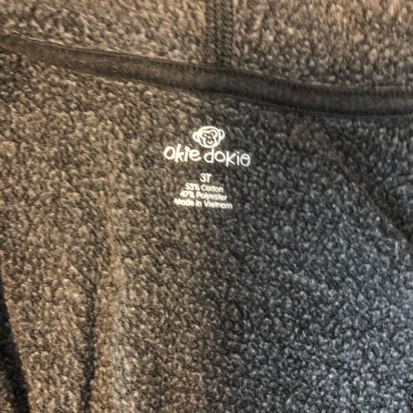 Okie dokie T. rex dinosaur hoodie size 3t - Picture 5 of 5